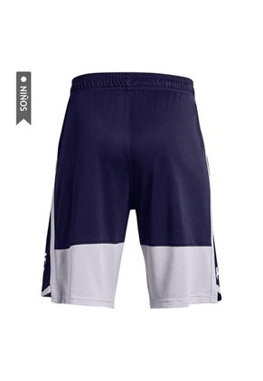 Pantaloneta Under Armour Stunt 3.0 Niño-Azul