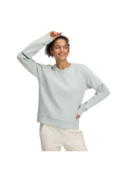 Camiseta Mujer UNDER ARMOUR UNSTOPPABLE FLC CREW Verde Under Armour