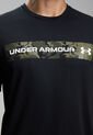 Camiseta UNDER ARMOUR Chest Stripe Negro de Under Armour