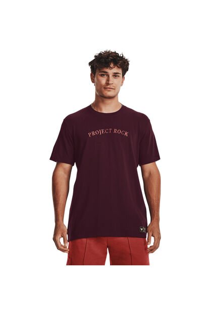 Camiseta Hombre UNDER ARMOUR PJT RCK CREST HW SS Marron Under Armour