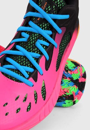 Tenis Basketball Rosa-Multicolor UNDER ARMOUR UA Hovr Havoc 3