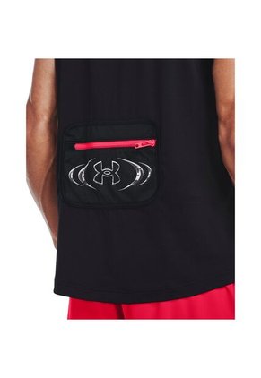 Hoodie Esqueleto Under Armour Rfs Sl-Negro