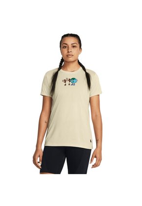 Camiseta Mujer UNDER ARMOUR ARTIST PROTECT GLOBE Marron Under Armour