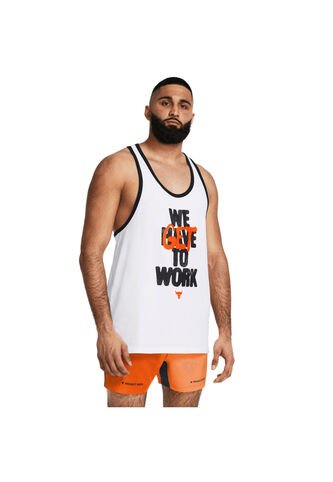 Camiseta Hombre UNDER ARMOUR PJT RCK GT T WRK TNK Blanco Under Armour Under Armour