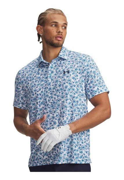 Camiseta Hombre UNDER ARMOUR PLAYOFF 3 PRNTD POLO Azul Under Armour
