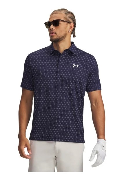 Camiseta Hombre UNDER ARMOUR PLAYOFF 3 PRNTD POLO Blanco Under Armour