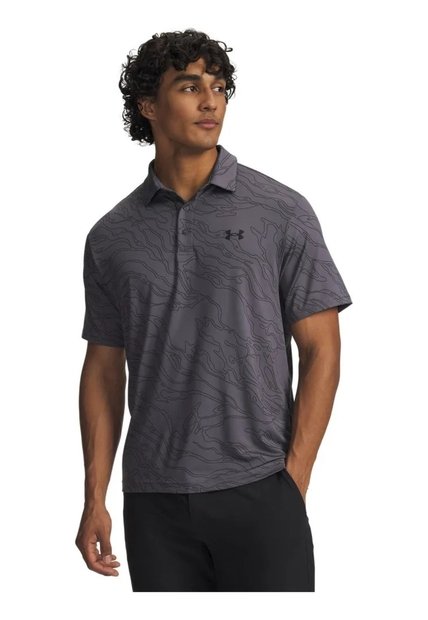 Camiseta Hombre UNDER ARMOUR PLAYOFF 3 PRNTD POLO Gris Under Armour
