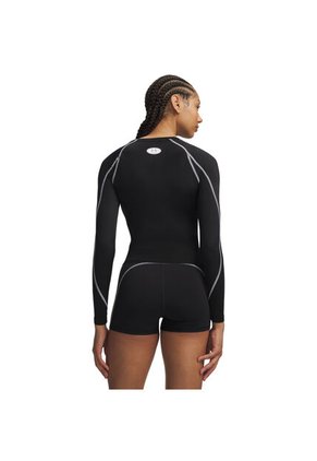 Camiseta Mujer Under Armour HEATGEAR ELITE LS Negro Under Armour