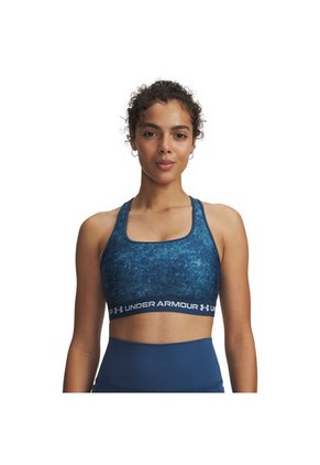 Sujetador Mujer Under Armour CROSSBACK MID PRINT Azul Under Armour