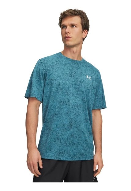 Camiseta Hombre UNDER ARMOUR UA TECH TEE PIXELATE Azul Under Armour