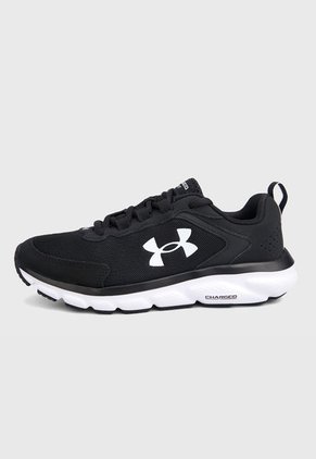 Tenis Running Negro-Blanco UNDER ARMOUR Charged Assert 9