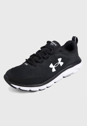 Tenis Running Negro-Blanco UNDER ARMOUR Charged Assert 9