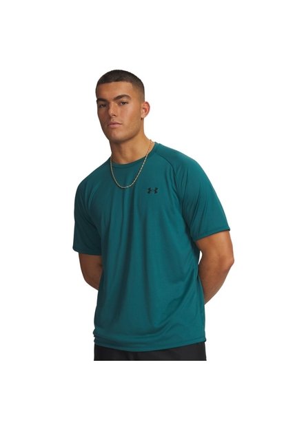 Camiseta Hombre Under Armour UA TECH 2.0 SS TEE Verde Under Armour