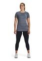 Camiseta Gris Mujer UA TECH TIGER SSC 1376937-044-Y81 Under Armour de Under Armour