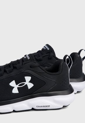 Tenis Running Negro-Blanco UNDER ARMOUR Charged Assert 9