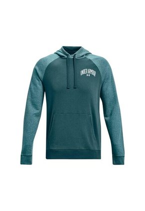 Hoodie Under Armour Rival Wm Clrblock Hd-Verde
