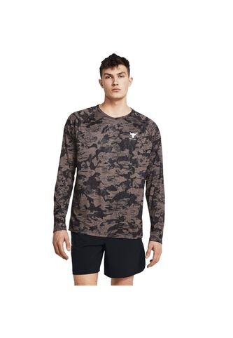 Camiseta Hombre UNDER ARMOUR PJT RCK ISOCHILL LS Marron Under Armour Under Armour