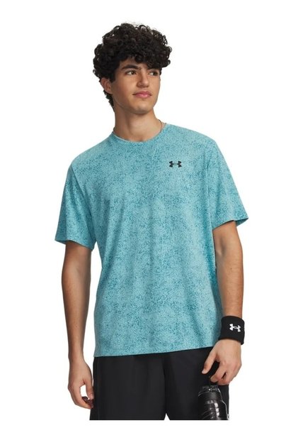 Camiseta Hombre UNDER ARMOUR UA TECH TEE PIXELATE Azul Under Armour