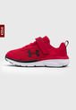 Tenis Running Rojo-Blanco-Negro UNDER ARMOUR KIDS  UA Assert 9 de Under Armour