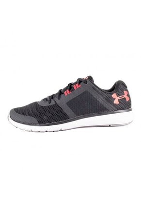 Tenis Negro Under Armour Fuse FST Black Withe Red