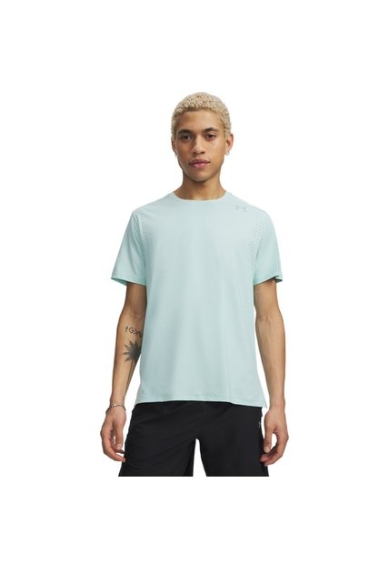 Camiseta Hombre Under Armour VELOCITI PRO SHRTSLV Verde Under Armour
