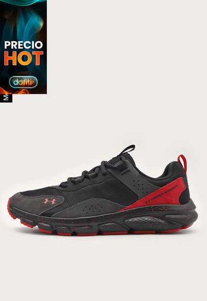 Tenis Running Negro-Rojo UNDER ARMOUR Charged Verssert Speckle