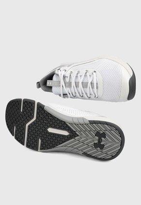 Tenis Training Blanco-Gris UNDER ARMOUR UA Charged Commit TR 3
