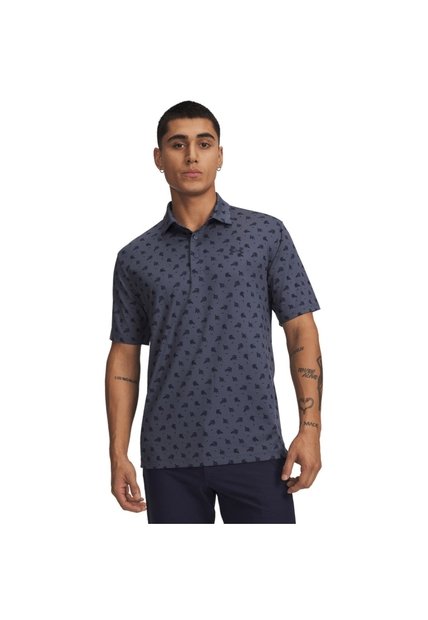 Camisa Polo Hombre Under Armour PLAYOFF 3 PRNTD POLO Gris Under Armour