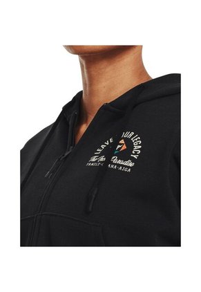 Saco Mujer UNDER ARMOUR PJT RCK HW TERRY FZ Negro Under Armour