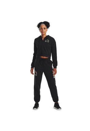 Saco Mujer UNDER ARMOUR PJT RCK HW TERRY FZ Negro Under Armour