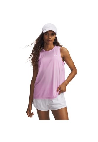 Camiseta Sin Mangas Mujer Under Armour TECH TANK SOLID Rosado Under Armour Under Armour