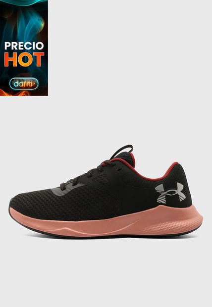 Tenis Training Negro-Rosa-Borgoña UNDER ARMOUR Charged Aurora 2