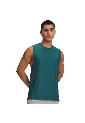 Camiseta Sin Mangas Hombre Under Armour VNSH ENRG SLEEVELESS Verde Under Armour Under Armour