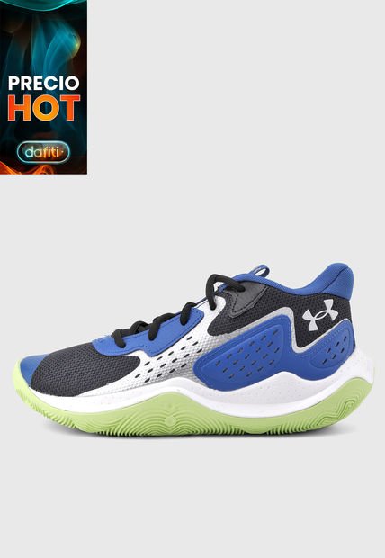 Tenis Basketball Azul Royal-Blanco-Negro UNDER ARMOUR Jet 23