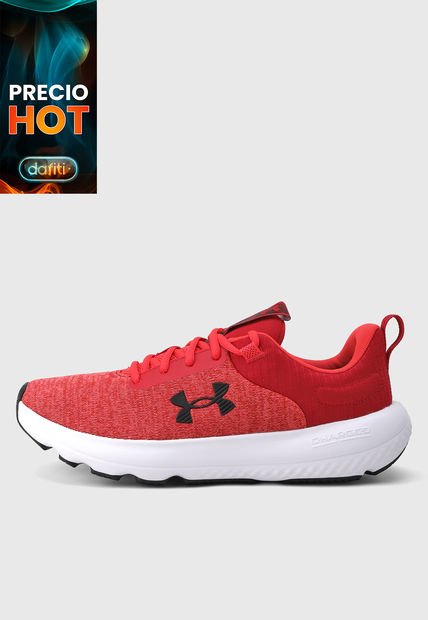 Tenis Running Rojo-Blanco-Negro UNDER ARMOUR Charged Revitaliz