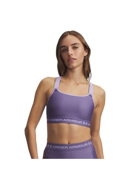 Sujetador Mujer Under Armour HEATGEAR HIGH Purpura Under Armour