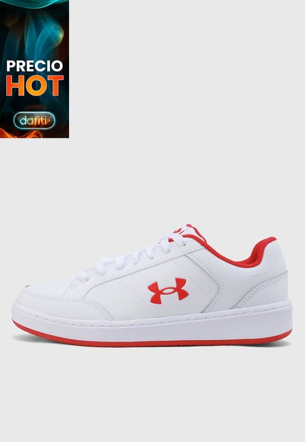 Tenis Lifestyle Blanco-Rojo UNDER ARMOUR Official