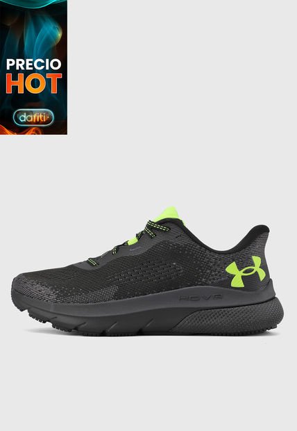 Tenis Running Negro-Amarillo Neón UNDER ARMOUR HOVR Turbulence 2