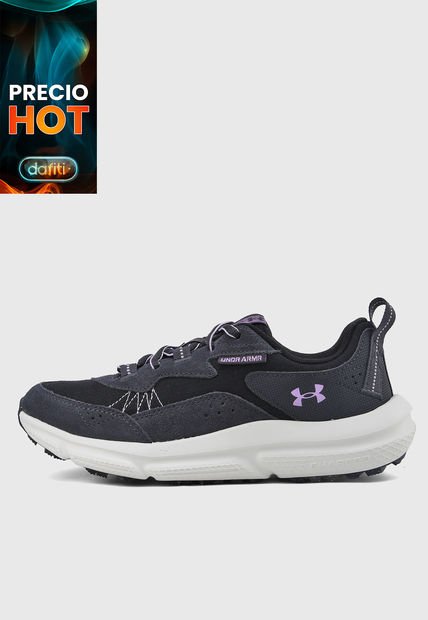 Tenis Running Negro-Blanco-Azul Navy UNDER ARMOUR Charged Verssert 2