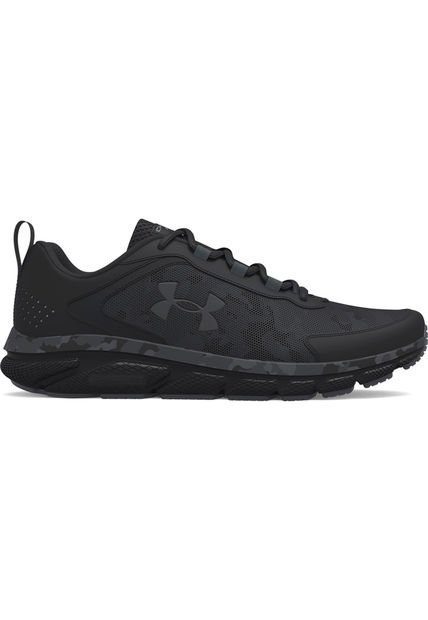 Tenis Running Charged Assert 9 Camo Hombre Negro 3025944-001-N11 Under Armour