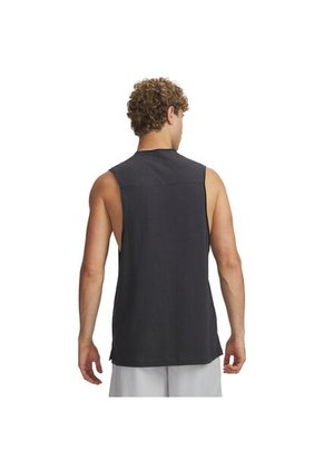 Camiseta Sin Mangas Hombre Under Armour HOOPS TRAINING TANK Gris Under Armour