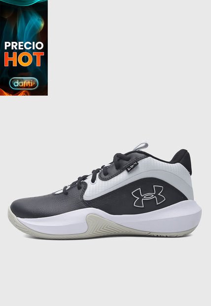 Tenis Basketball Negro-Gris-Blanco UNDER ARMOUR UA Lockdown 7