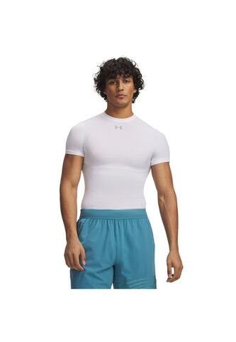 Camiseta Manga Corta Hombre Under Armour UA HG ELITE COMP SS Blanco Under Armour Under Armour