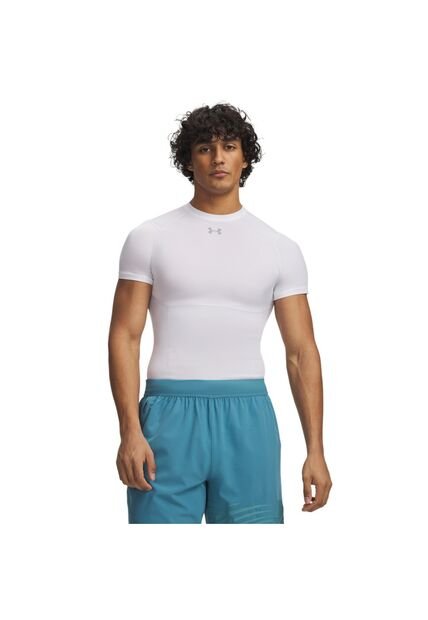 Camiseta Manga Corta Hombre Under Armour UA HG ELITE COMP SS Blanco Under Armour