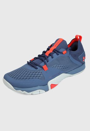 Tenis Training Azul-Naranja-Gris UNDER ARMOUR UA TriBase Reign 2