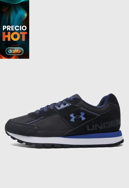 Tenis Lifestyle Negro-Azul Navy-Blanco UNDER ARMOUR Ua Essential Runner