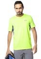 Camiseta Verde Neón-Gris Medio Under Armour de Under Armour