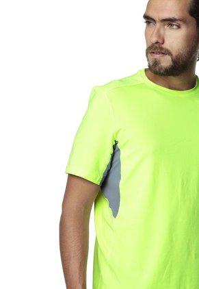 Camiseta Verde Neón-Gris Medio Under Armour