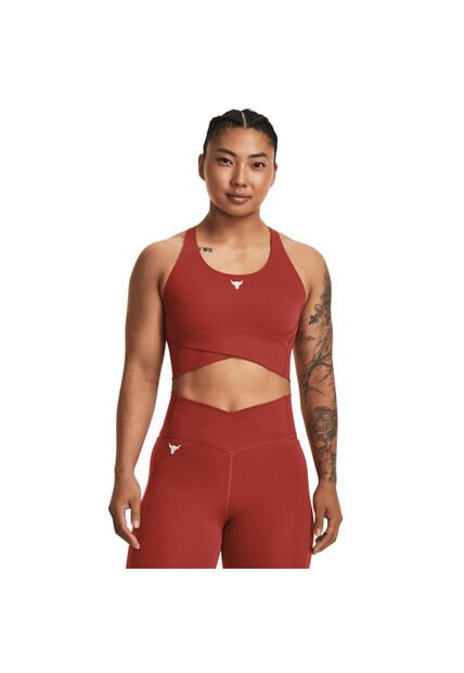 Sujetador Mujer UNDER ARMOUR PJT RCK LETSGO CRSSV Rojo Under Armour