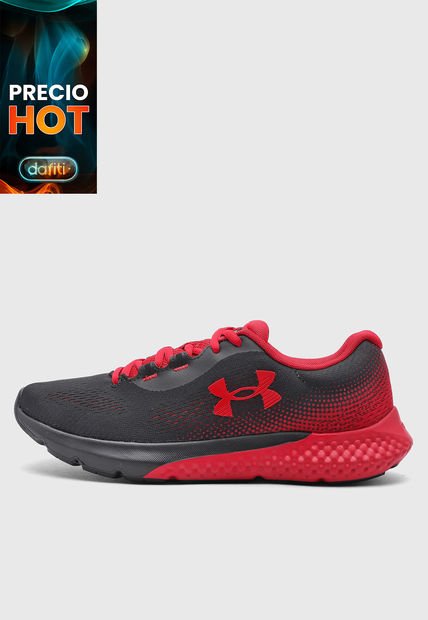 Tenis Running Negro-Rojo UNDER ARMOUR Charged Surge 4